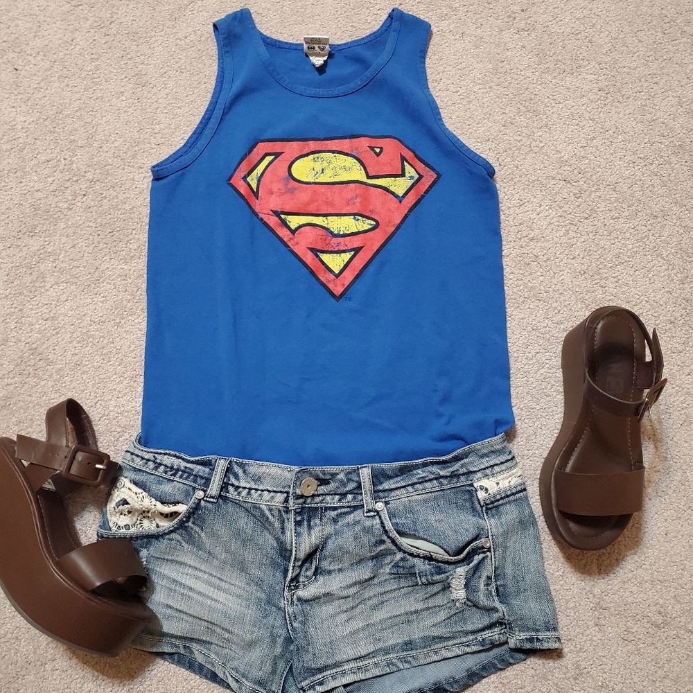 Six Flags Superman Tank Top